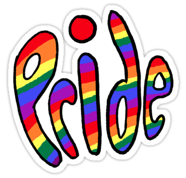 rainbow pride sticker 2