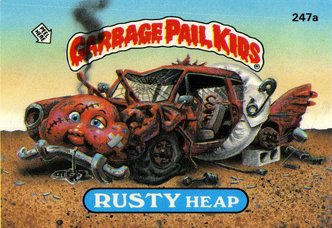 RUSTY Heap Funny Decal Name Sticker