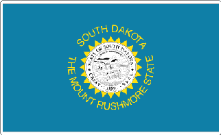 South Dakota State Flag Decal