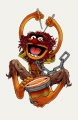 The Animal Muppet Funny Cartoon Sticker 5