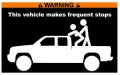 Truck Funny Warning Sticker 1
