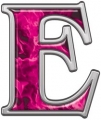 PINK Flame Letters & Numbers