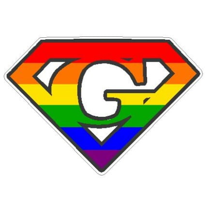 Gay Super Gay Decal