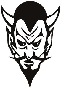 Devil Head Mascot Decal