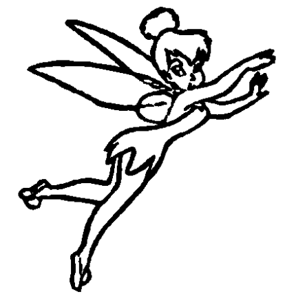 Tinkerbell vehicle decal