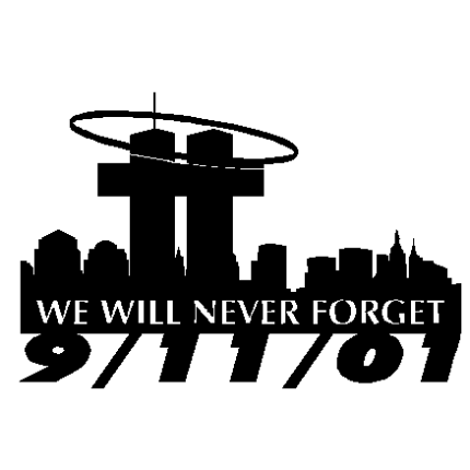 911 Never Forget Decal - 831