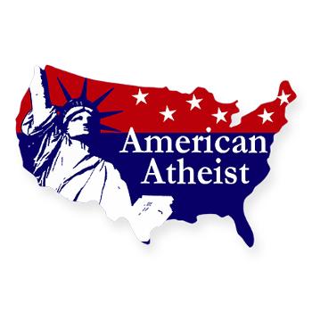 American Atheist USA Map Bumper Sticker