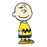 Charlie Brown Color Sticker