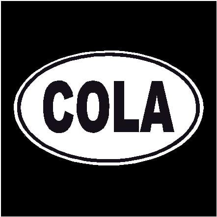 Cola Oval Decal