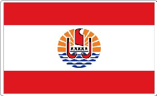 French Polynesia Flag Sticker