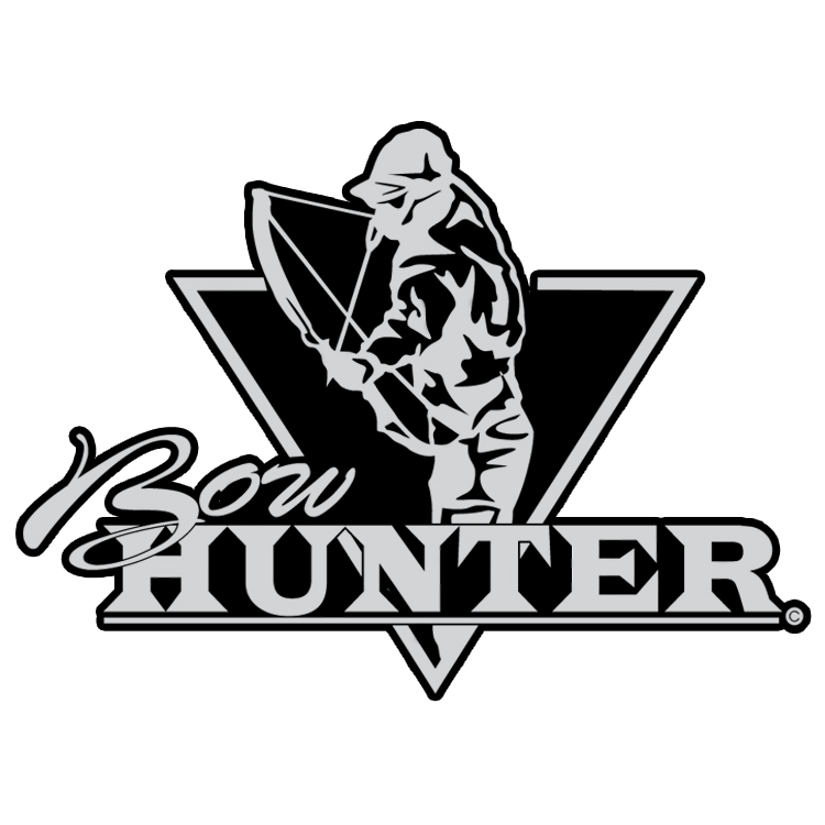 GRAY BLACK WHITE bow hunter sticker - Pro Sport Stickers