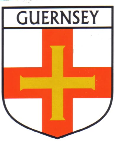 Guernsey Flag Crest Decal Sticker