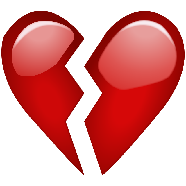 HEART Broken_Red_Heart_Emoji