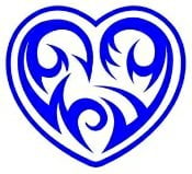 Heart Tribal Design 5
