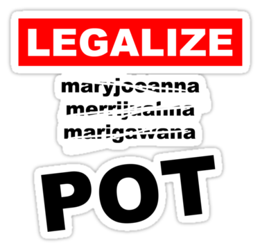 legalize POT sticker