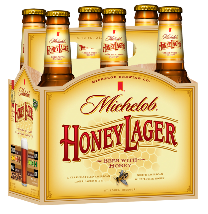 Michelob Honey Lager Six Pack Decal