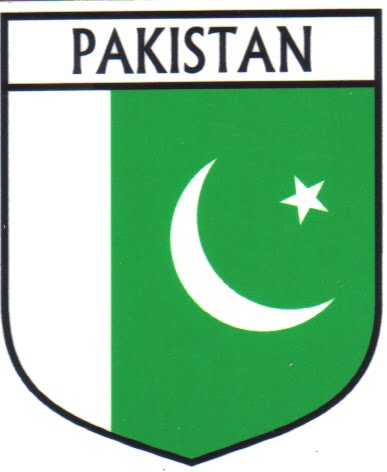 Pakistan Flag Crest Decal Sticker