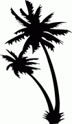 Palm Tree Decal 9