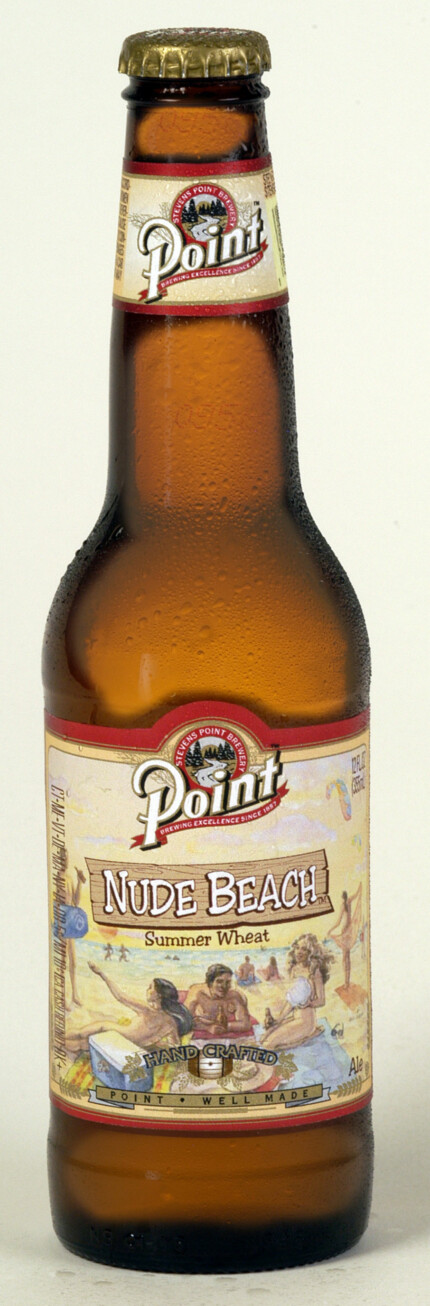 Point Nude Beach Beer Bottle Decal Sticker