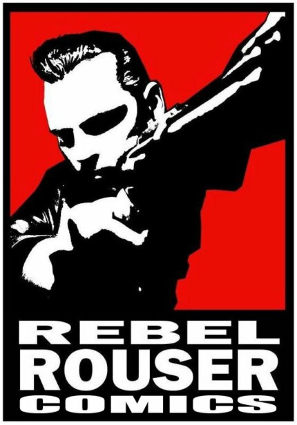 rebel rouser comics sticker
