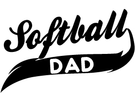 Softball Dad Sport Spirit Decal