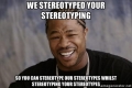 stererotype stereotyping sticker