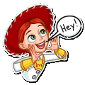 toy story woody funny sticker 5