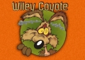 Wiley Coyote Color Rectangular Adhesive Vinyl Decal Sticker