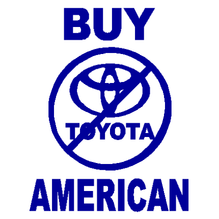 Buy American decal