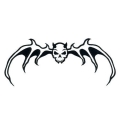 Bat Skull Vinyl Decal