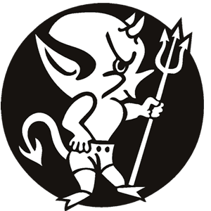 Devil Mascot Decal