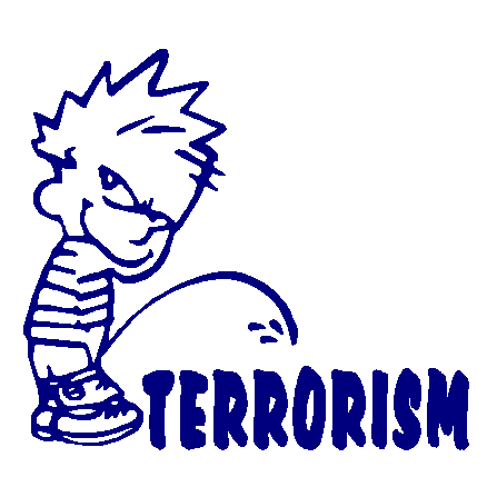 Peeon Terrorism decal