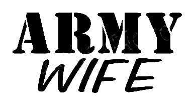 Army Wife Military Sticker