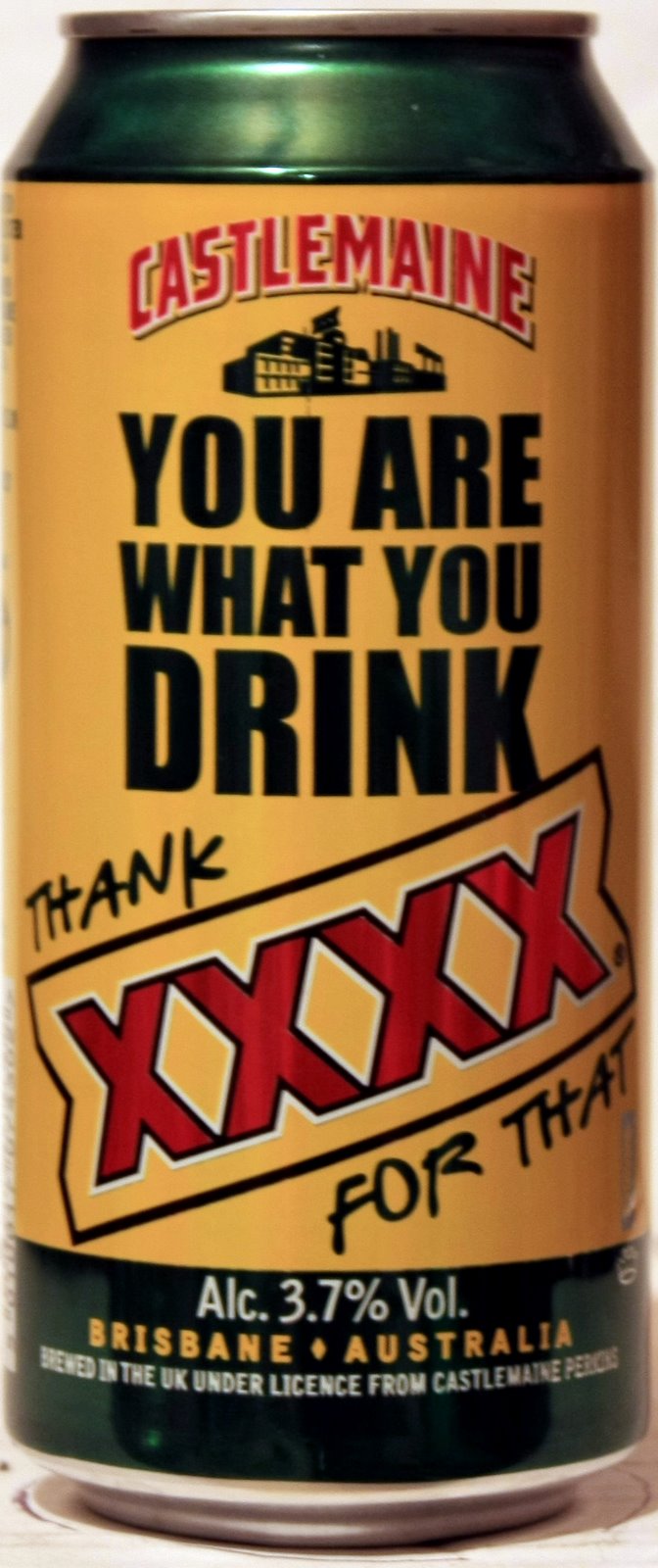 Castlemaine Xxxx Beer Can Sticker
