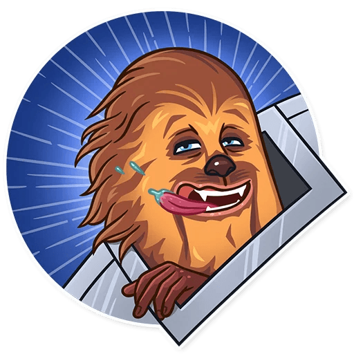 chewbacca wookiee star wars sticker 9