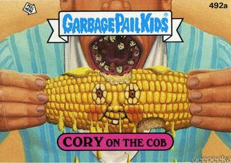 CORY On The Cob Funny Sticker Name Decal