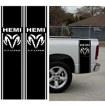 dodge hemi 5.7 liter truck graphic combo kit
