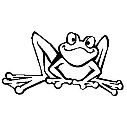 Frog Ribbet Decal