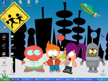 Futurama Desktop South Park Theme Decal