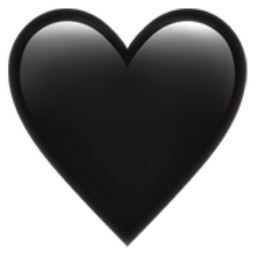 heart black emoji