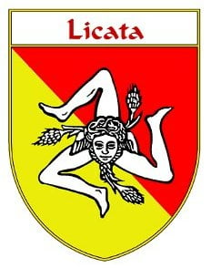 Licata Flag Crest Decal Sticker