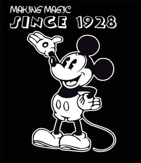 Mickey Magic 1928 Decal Sticker