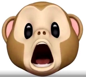 monkey scared emoji