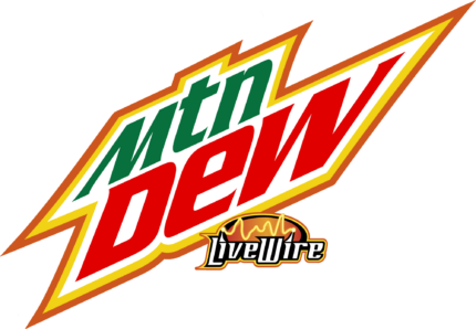mountain dew LIVEWIRE LOGO sticker