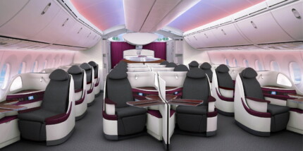 Qatar Airways Boeing 787 Seats Sticker