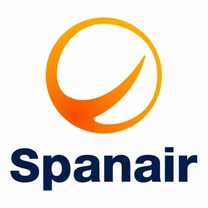Spanair airlines logo sticker