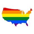 United States Rainbow Patriotic