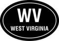 West Virginia Oval Decal