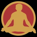 Yoga Pose Circular Decal