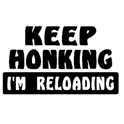 Keep Honking decal
